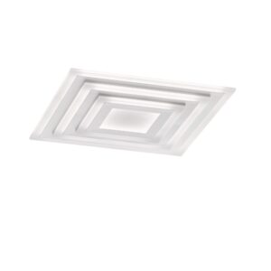 Πλαφονιέρα Φωτιστικό Οροφής Gorden Λευκό 60x60
